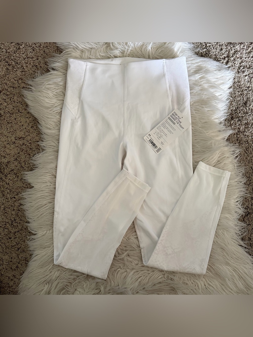 Athleta Stay Fly Reflective Snake 7/8 Tight